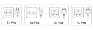 European standard socket, American standard socket