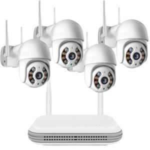 All-in-One WiFi PTZ Camera Kit with Detection